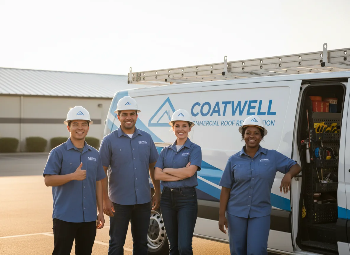 Commercial roof coating company in Cornish, ME